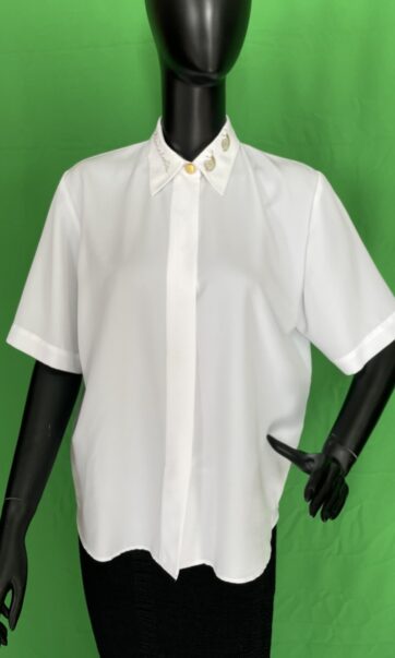 Brusa camisera de tergal màniga curta