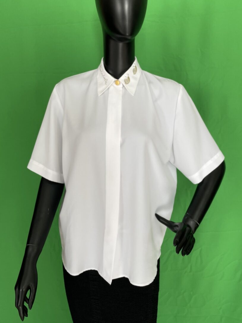 Brusa camisera de tergal màniga curta
