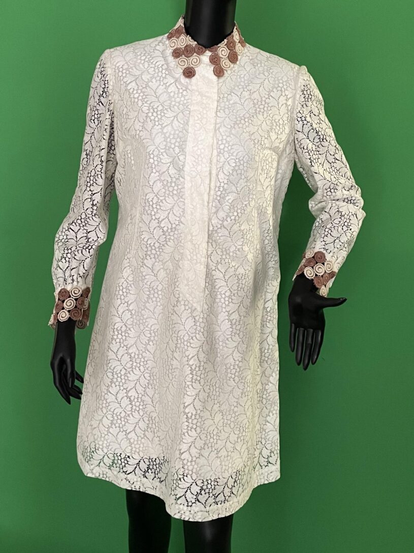 Vestit Blonda màniga llarga