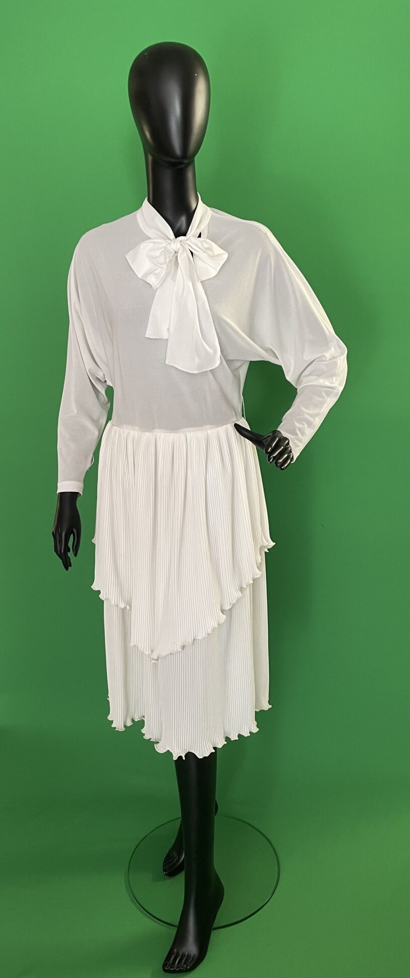 Vestit màniga llarga de seda
