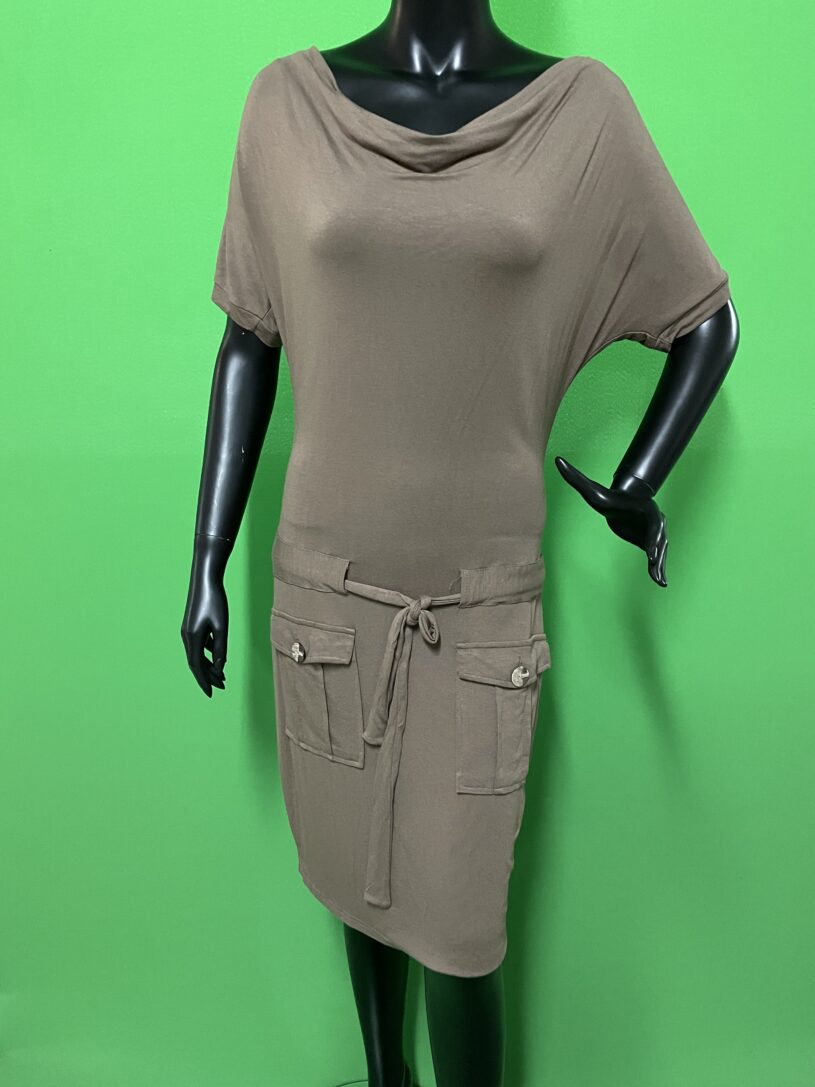 Vestit màniga curta de punt
