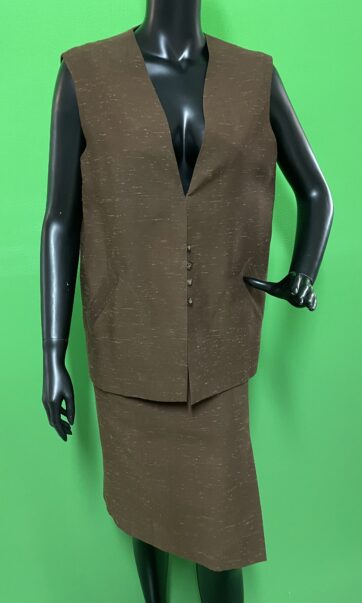 Traje jaqueta sense màniga