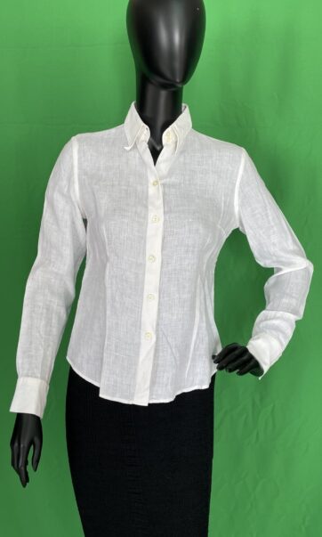 Camisa (dona) de fil entallada màniga llarga