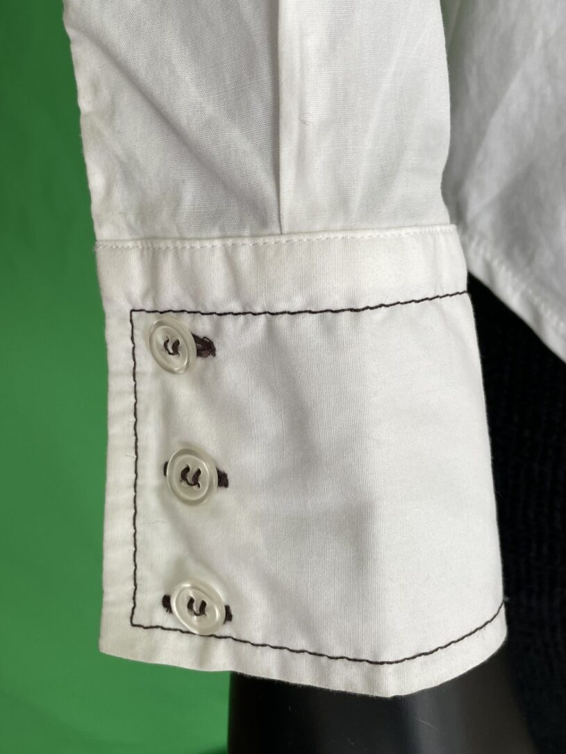 Camisa (dona) de cotó entallada màniga llarga - Imatge 2