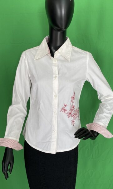 Camisa (dona) de cotó màniga llarga