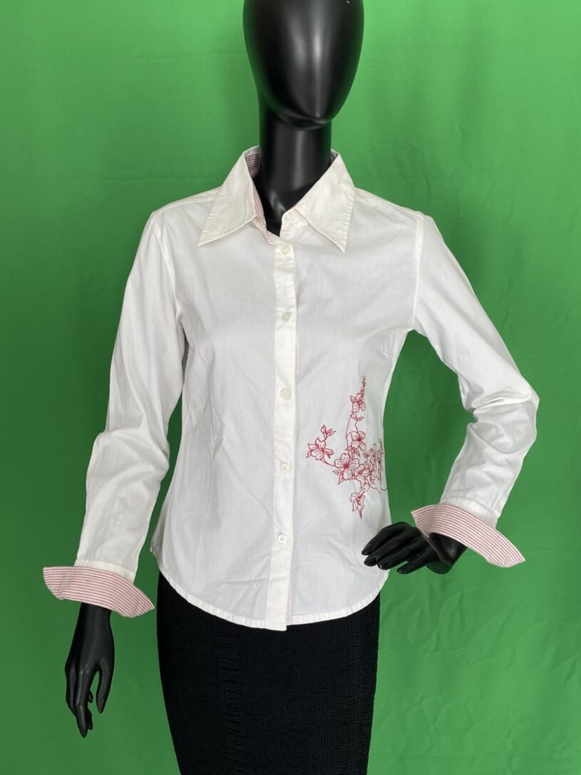 Camisa (dona) de cotó màniga llarga