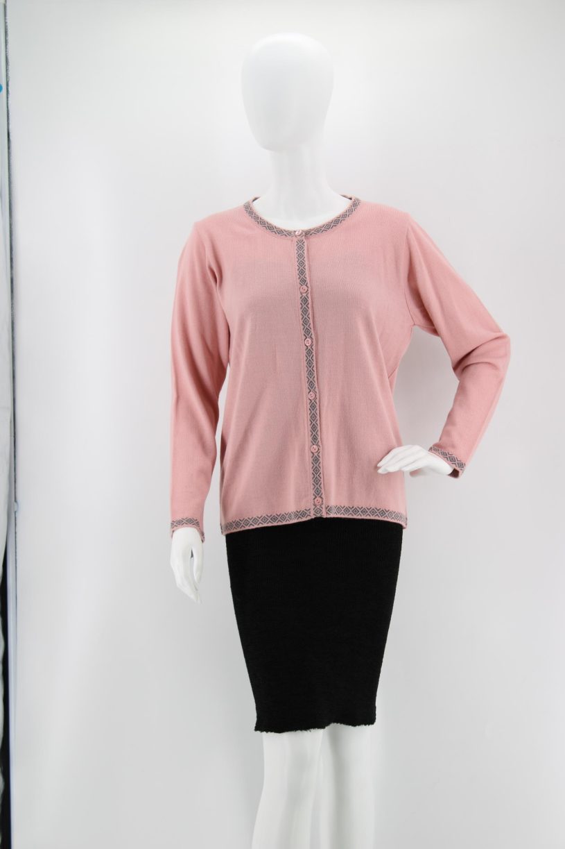 Conjunt jersei i jaqueta color rosa